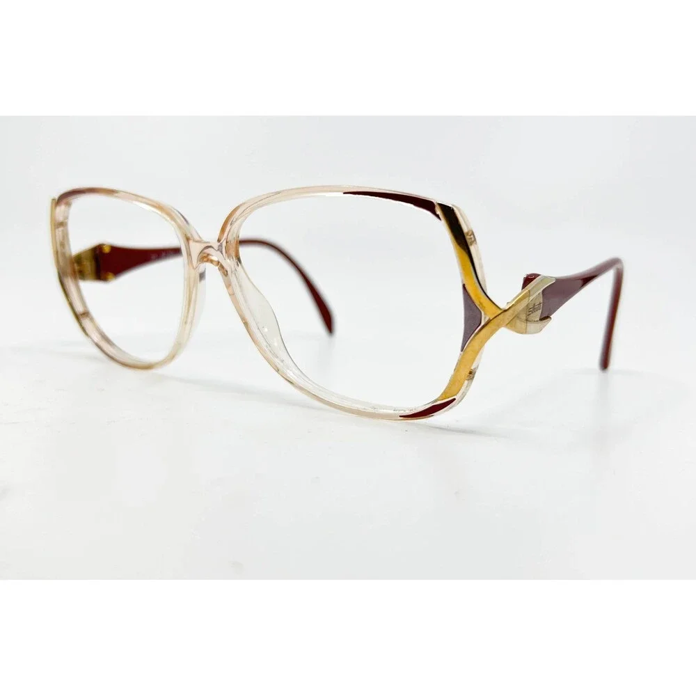 Silhouette Eyeglasses Womens Burgundy Gold Vintage SPX M 1786 54-15-135